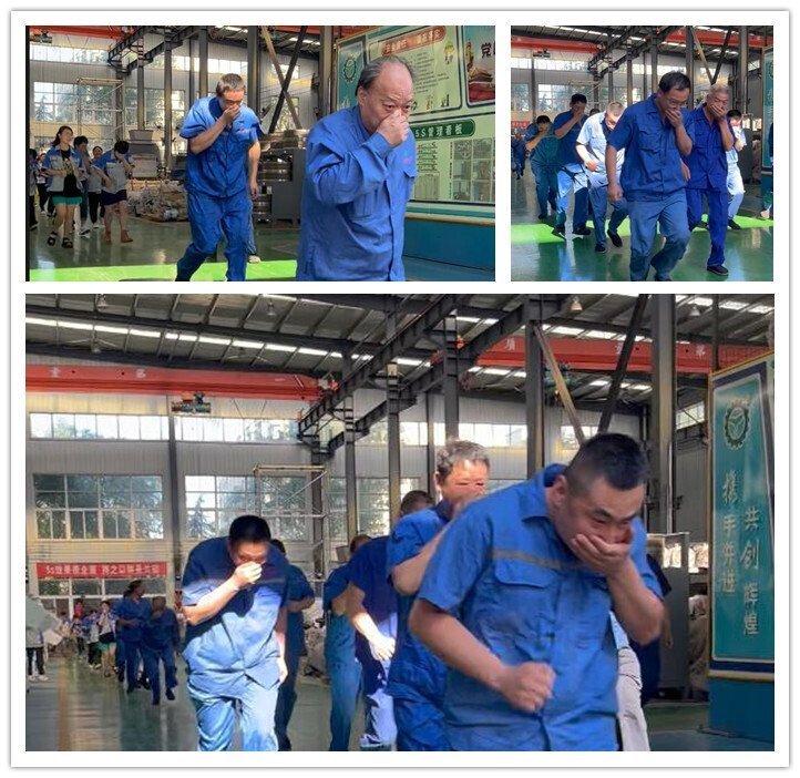 進(jìn)行消防應(yīng)急疏散演練。